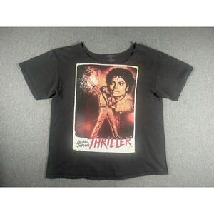 Michael Jackson Thriller Graphic T-Shirt Size XL (Cut Neckline)